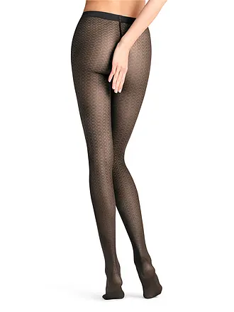 FALKE | Modestrumpfhose PARTICLE wineberry | schwarz